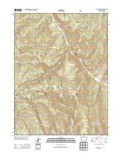 Cabin Creek Colorado Historical topographic map, 1:24000 scale, 7.5 X 7.5 Minute, Year 2013