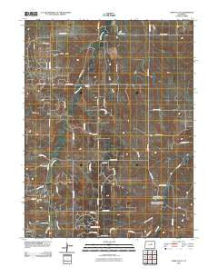Cabin Gulch Colorado Historical topographic map, 1:24000 scale, 7.5 X 7.5 Minute, Year 2010
