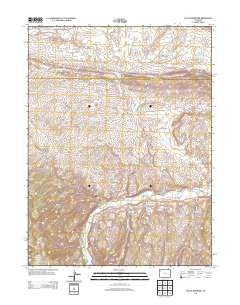 Cactus Reservoir Colorado Historical topographic map, 1:24000 scale, 7.5 X 7.5 Minute, Year 2013