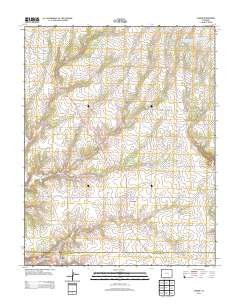 Cahone Colorado Historical topographic map, 1:24000 scale, 7.5 X 7.5 Minute, Year 2013