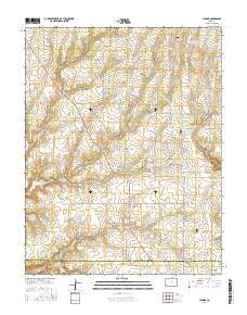 Cahone Colorado Current topographic map, 1:24000 scale, 7.5 X 7.5 Minute, Year 2016