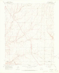 Cahone Colorado Historical topographic map, 1:24000 scale, 7.5 X 7.5 Minute, Year 1965