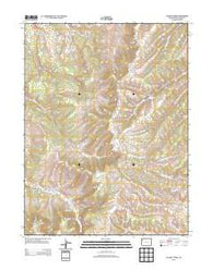 Calamity Ridge Colorado Historical topographic map, 1:24000 scale, 7.5 X 7.5 Minute, Year 2013