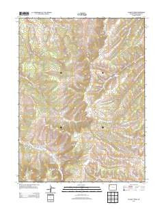 Calamity Ridge Colorado Historical topographic map, 1:24000 scale, 7.5 X 7.5 Minute, Year 2013