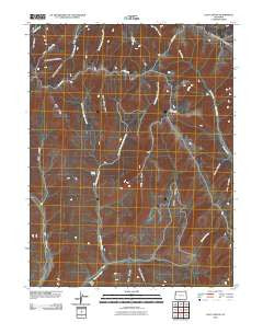 Calf Canyon Colorado Historical topographic map, 1:24000 scale, 7.5 X 7.5 Minute, Year 2010