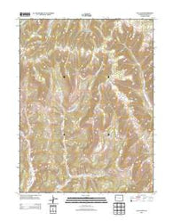 Calf Canyon Colorado Historical topographic map, 1:24000 scale, 7.5 X 7.5 Minute, Year 2013