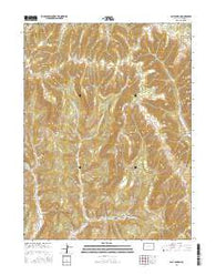 Calf Canyon Colorado Current topographic map, 1:24000 scale, 7.5 X 7.5 Minute, Year 2016