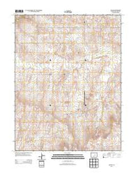 Calhan Colorado Historical topographic map, 1:24000 scale, 7.5 X 7.5 Minute, Year 2013