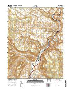 Cameo Colorado Current topographic map, 1:24000 scale, 7.5 X 7.5 Minute, Year 2016