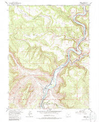 Cameo Colorado Historical topographic map, 1:24000 scale, 7.5 X 7.5 Minute, Year 1955