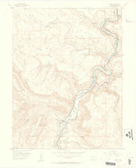 Cameo Colorado Historical topographic map, 1:24000 scale, 7.5 X 7.5 Minute, Year 1955