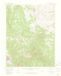 Cameron Mountain Colorado Historical topographic map, 1:62500 scale, 15 X 15 Minute, Year 1956