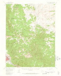 Cameron Mountain Colorado Historical topographic map, 1:62500 scale, 15 X 15 Minute, Year 1956