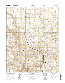 Campo Colorado Current topographic map, 1:24000 scale, 7.5 X 7.5 Minute, Year 2016