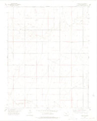 Campo NW Colorado Historical topographic map, 1:24000 scale, 7.5 X 7.5 Minute, Year 1978