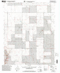 Campo SW Colorado Historical topographic map, 1:24000 scale, 7.5 X 7.5 Minute, Year 1996