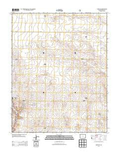 Campo SW Colorado Historical topographic map, 1:24000 scale, 7.5 X 7.5 Minute, Year 2013