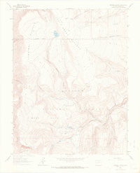Cannibal Plateau Colorado Historical topographic map, 1:24000 scale, 7.5 X 7.5 Minute, Year 1963