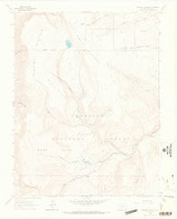 Cannibal Plateau Colorado Historical topographic map, 1:24000 scale, 7.5 X 7.5 Minute, Year 1963