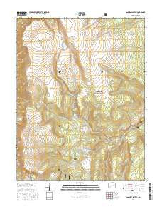 Cannibal Plateau Colorado Current topographic map, 1:24000 scale, 7.5 X 7.5 Minute, Year 2016