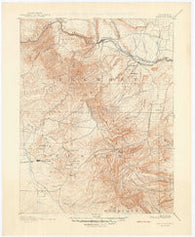 Canon City Colorado Historical topographic map, 1:125000 scale, 30 X 30 Minute, Year 1892