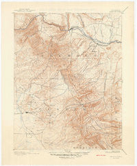 Canon City Colorado Historical topographic map, 1:125000 scale, 30 X 30 Minute, Year 1892