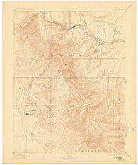 Canon City Colorado Historical topographic map, 1:125000 scale, 30 X 30 Minute, Year 1892