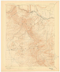Canon City Colorado Historical topographic map, 1:125000 scale, 30 X 30 Minute, Year 1892