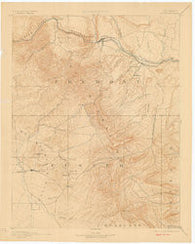 Canon City Colorado Historical topographic map, 1:125000 scale, 30 X 30 Minute, Year 1892