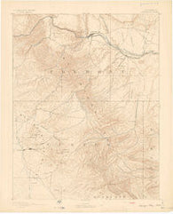 Canon City Colorado Historical topographic map, 1:125000 scale, 30 X 30 Minute, Year 1892