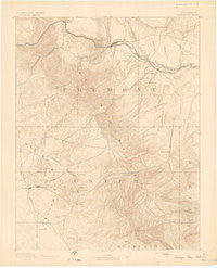 Canon City Colorado Historical topographic map, 1:125000 scale, 30 X 30 Minute, Year 1892