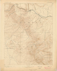 Canon City Colorado Historical topographic map, 1:125000 scale, 30 X 30 Minute, Year 1889