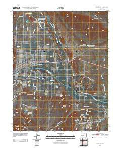 Canon City Colorado Historical topographic map, 1:24000 scale, 7.5 X 7.5 Minute, Year 2010
