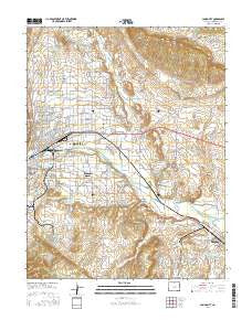 Canon City Colorado Current topographic map, 1:24000 scale, 7.5 X 7.5 Minute, Year 2016