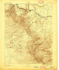 Canyon City Colorado Historical topographic map, 1:125000 scale, 30 X 30 Minute, Year 1892
