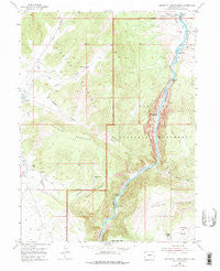 Canyon Of Lodore North Colorado Historical topographic map, 1:24000 scale, 7.5 X 7.5 Minute, Year 1954