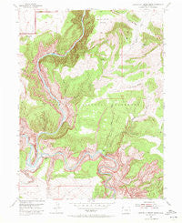 Canyon Of Lodore South Colorado Historical topographic map, 1:24000 scale, 7.5 X 7.5 Minute, Year 1954