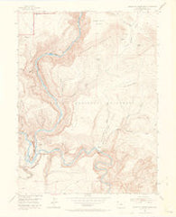 Canyon Of Lodore South Colorado Historical topographic map, 1:24000 scale, 7.5 X 7.5 Minute, Year 1954