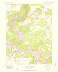 Canyon Of Lodore South Colorado Historical topographic map, 1:24000 scale, 7.5 X 7.5 Minute, Year 1954