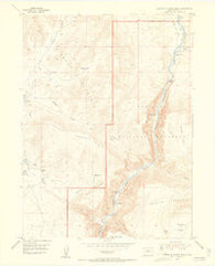 Canyon of Lodore North Colorado Historical topographic map, 1:24000 scale, 7.5 X 7.5 Minute, Year 1954