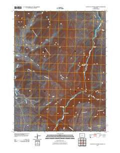 Canyon of Lodore North Colorado Historical topographic map, 1:24000 scale, 7.5 X 7.5 Minute, Year 2010