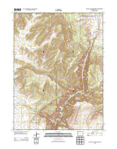 Canyon of Lodore North Colorado Historical topographic map, 1:24000 scale, 7.5 X 7.5 Minute, Year 2013