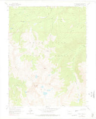 Capitol Peak Colorado Historical topographic map, 1:24000 scale, 7.5 X 7.5 Minute, Year 1960
