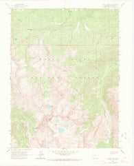 Capitol Peak Colorado Historical topographic map, 1:24000 scale, 7.5 X 7.5 Minute, Year 1960
