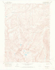 Capitol Peak Colorado Historical topographic map, 1:24000 scale, 7.5 X 7.5 Minute, Year 1960