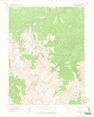 Capitol Peak Colorado Historical topographic map, 1:24000 scale, 7.5 X 7.5 Minute, Year 1960