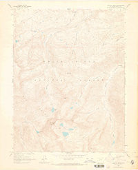 Capitol Peak Colorado Historical topographic map, 1:24000 scale, 7.5 X 7.5 Minute, Year 1960