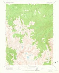 Capitol Peak Colorado Historical topographic map, 1:24000 scale, 7.5 X 7.5 Minute, Year 1960