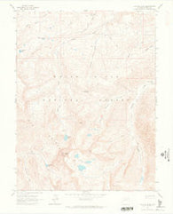 Capitol Peak Colorado Historical topographic map, 1:24000 scale, 7.5 X 7.5 Minute, Year 1960