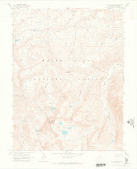 Capitol Peak Colorado Historical topographic map, 1:24000 scale, 7.5 X 7.5 Minute, Year 1960